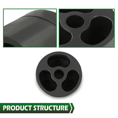 Solid Spare Universal 2" Tall x 3" Wide Wide Body Lift Block Replacement Black