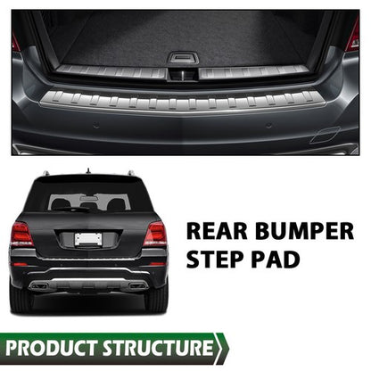 Solid Spare Rear Bumper Step Pad Fit For 13-15 Mercedes Benz GLK250/2010-2015 GLK350