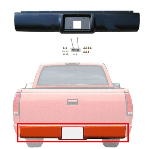Solid Spare Compatible For Chevrolet&GMC 1988-1998 Automobile Metal Rear Bumper Iron Plate