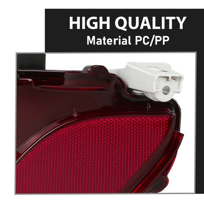 Solid Spare Rear Bumper Reflector Light Left Side Fit For 2020-2023 Toyota Highlander
