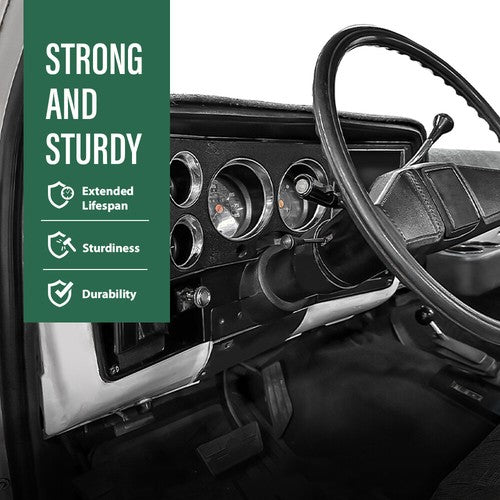 Solid Spare Fit For 1984-1987 Chevrolet GMC Truck Gauge Instrument Dash Bezel Trim With A/C