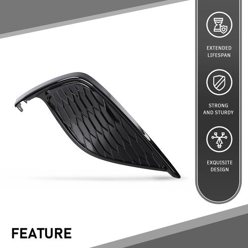Solid Spare Fit For 21-24 Toyota Camry SE XSE Front Bumper Insert Fog Light Cover Right Side