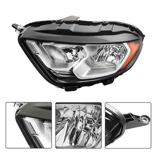 Solid Spare Pair For Ford EcoSport S Sport 2018-2022 Driver+Passenger Side Clear Headlights