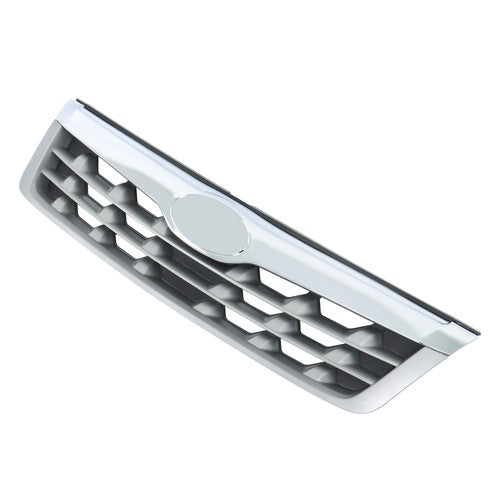 Solid Spare New For Subaru Forester 2011-2013 Plastic Front Bumper Upper Grille Chrome Trim