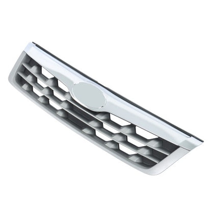 Solid Spare New For Subaru Forester 2011-2013 Plastic Front Bumper Upper Grille Chrome Trim