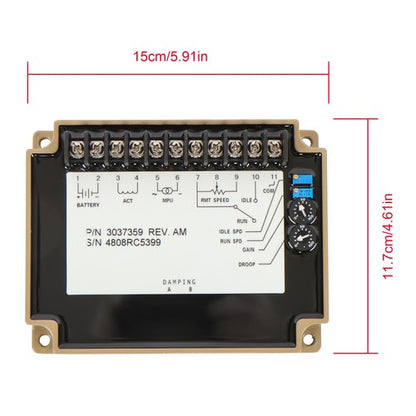Solid Spare Generator Electronic Engine Speed Controller/Governor For Cummins 3037359 AVR