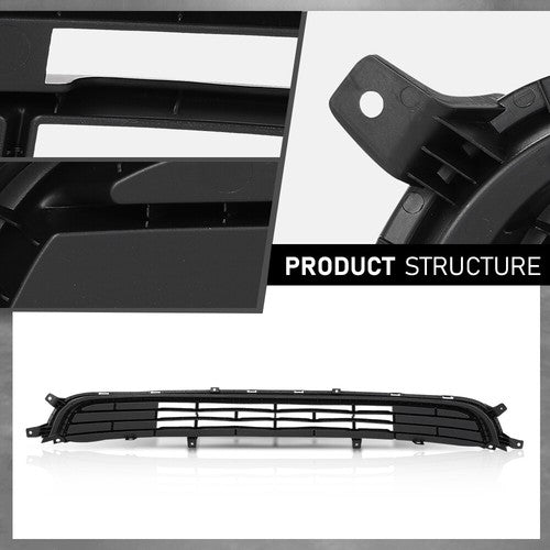 Solid Spare Fit For 2016 2017 2018 Kia Optima EX Front Bumper Lower Grille 86560D5010