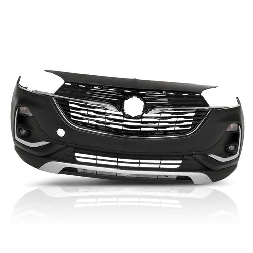 Solid Spare Front Bumper Cover Grille Assembly Kit Fit For Buick Encore GX 2020-2023
