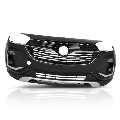 Solid Spare Front Bumper Cover Grille Assembly Kit Fit For Buick Encore GX 2020-2023