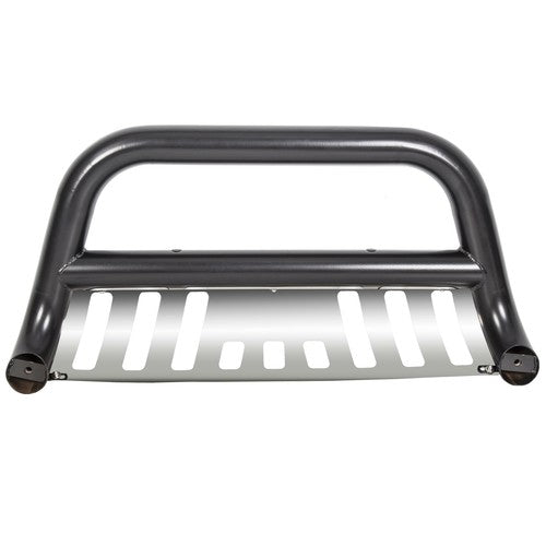 Solid Spare Front Push Bumper Bull Bar Grille Guard Stainless For Toyota Tacoma 2005-2015