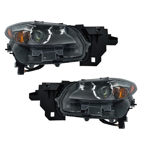 Solid Spare Headlight Projector RH LH Side For Mazda CX-9 2016-2023 Replacement Halogen LED