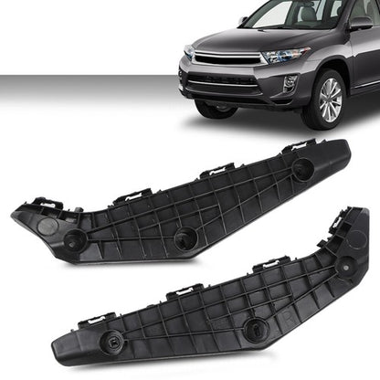 Solid Spare Fit For 2011-2013 Toyota Highlander Front Bumper Retainer Bracket Left+Right