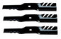 Solid Spare (3) Oregon Gator G5 Mulching Blades for John Deere M145476