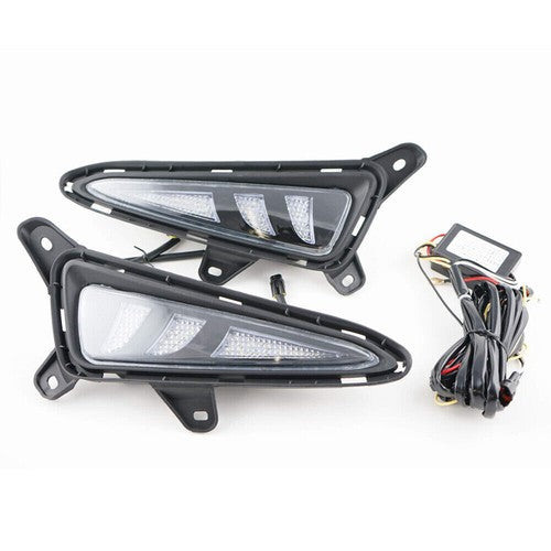 Pair LED Fog Lights DRL Turn Signal Light LH + RH For 2016-2019 Toyota CHR C-HR