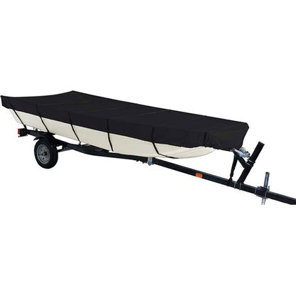 Solid Spare Water Proof Heavy Duty Trailerable Boat Cover Fits For Jon Cover 16FT