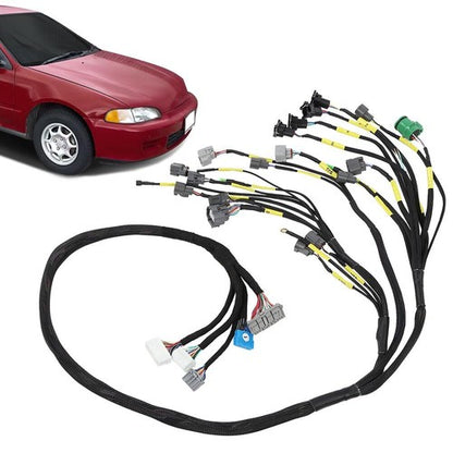 Solid Spare Tucked Engine Harness OBD1 Budget D & B-series Fit For Civic Integra B16 B18 D16