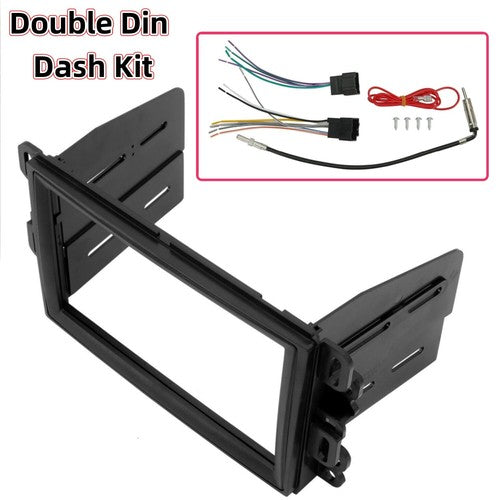 Solid Spare Double Din Dash Kit Stereo Radio Wire Harness FOR Buick Chevy 06-14