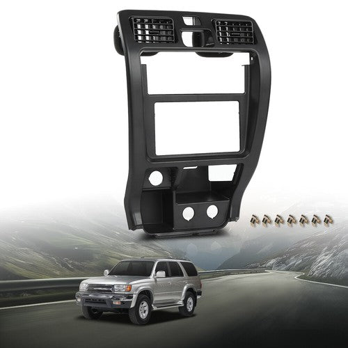 Solid Spare Fit For 1999-2002 Toyota 4Runner Center Dash Panel Radio Climate Control Bezel