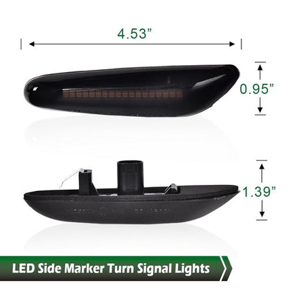 Solid Spare LED Side Marker Light Sequential Turn Signal Fit For BMW X1 X3 325i 328i 335i