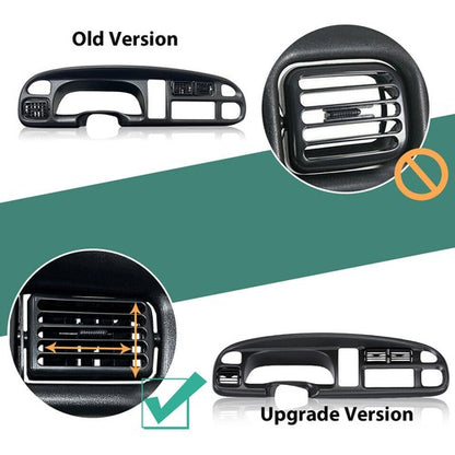 Solid Spare Dash Board Bezel Cover Instrument W/Vents For 1998-2002 Dodge Ram 1500 2500 3500