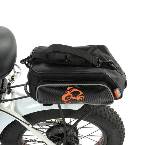 Solid Spare ECOTRIC Cycling Bicycle Rear Rack Bag Waterproof Bike Trunk Pannier Saddle Bag