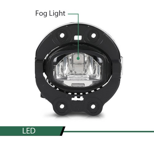 Solid Spare Fit For Jeep Cherokee 2019-2022 LED Driving Fog Light Lamp Left=Right 68410368AB