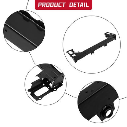 Solid Spare For Nissan 2000 2001 2002 2003 Maxima Radiator Core Lower Support Tie Bar Black