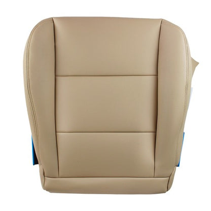 Solid Spare Leather Front Driver & Passenger Covers Tan Suit For 98-07 Toyota Land Cruiser
