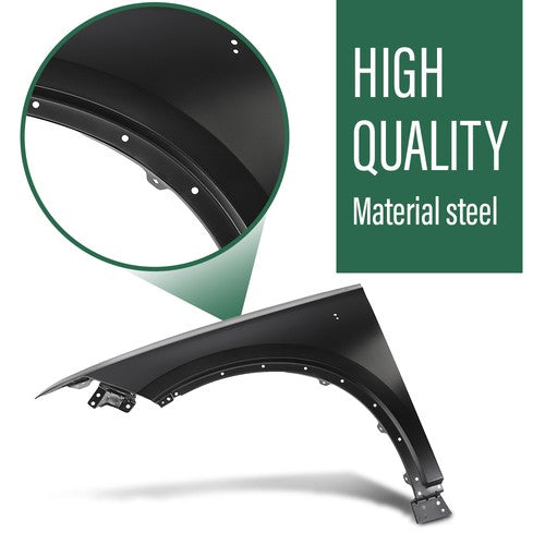Solid Spare Fender Front Left Side Fit For 2020-2025 Cadillac XT6 84596459 GM1240423