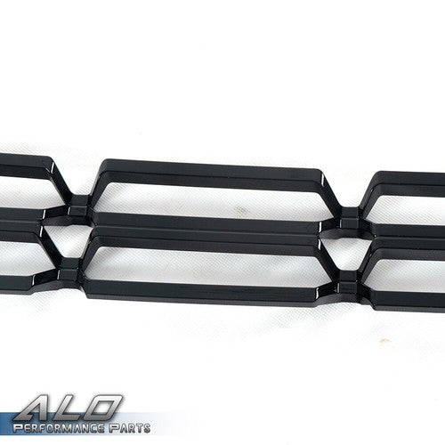 Solid Spare Fit For 2016-2018 Chevy Silverado 1500 Black ABS Grille Overlay Covers Inserts