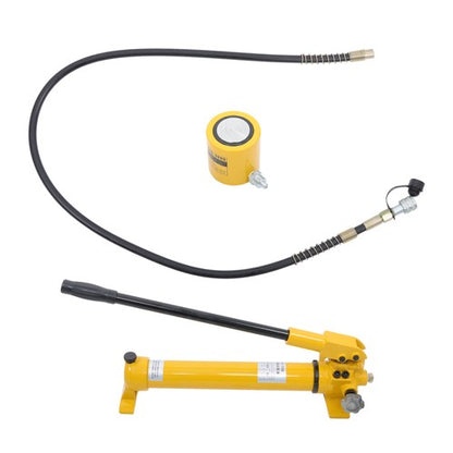 Solid Spare 30 Ton Hydraulic Jack Air Pump Lift Portable Power Ram Repair Tool+Hand Pump