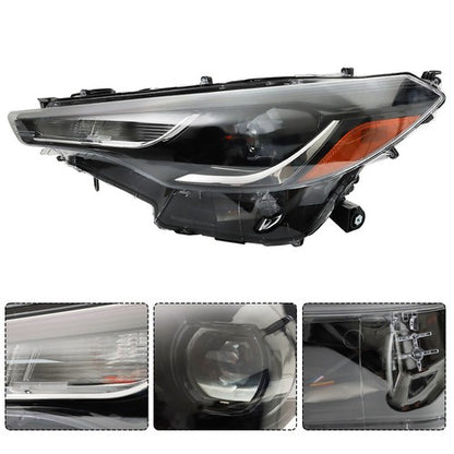 Solid Spare Left Side For Toyota Corolla Cross L/LE 2022 2023 Headlight Headlamp Clear Front