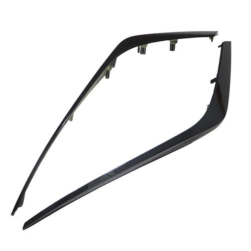 2xFor Nissan Altima 2023 2024 2025 Gloss Black Front Grille Molding Trims  LH＆RH
