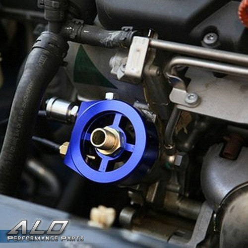 Solid Spare Fit For Racing Sport Aluminum Oil/Gauge Filter Sandwich Adapter Plate Silver Kit