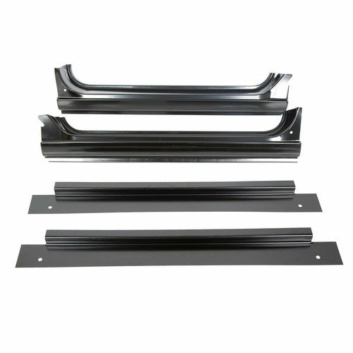 Solid Spare For 67-72 Chevy GMC C10 Truck LH RH Side Full Rocker Panels w/ Inner Patch Panel