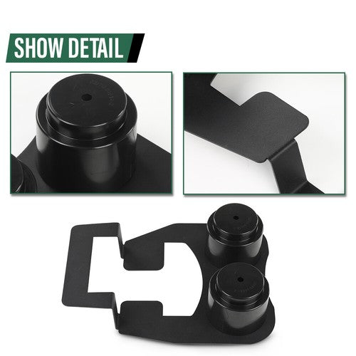 Solid Spare Fit For 95-99 Chevy Silverado 1500 C1500 OBS Truck Center Console Cup Holder