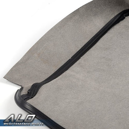 Solid Spare Fit For 02-08 Dodge Ram Leather Armrest Center Console Lid Cover Black