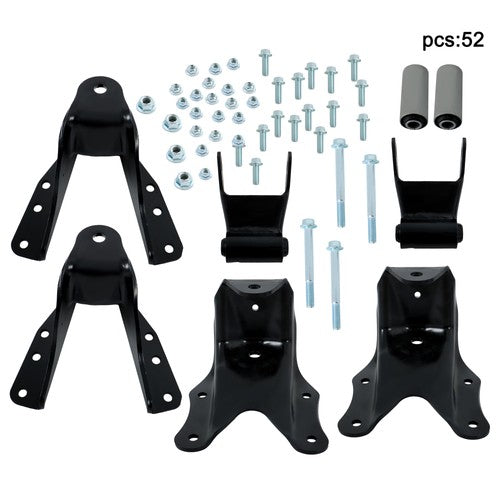 Solid Spare For Ford F250 F350 83-97 Left & Right Rear Leaf Spring Hanger Bracket Shackle