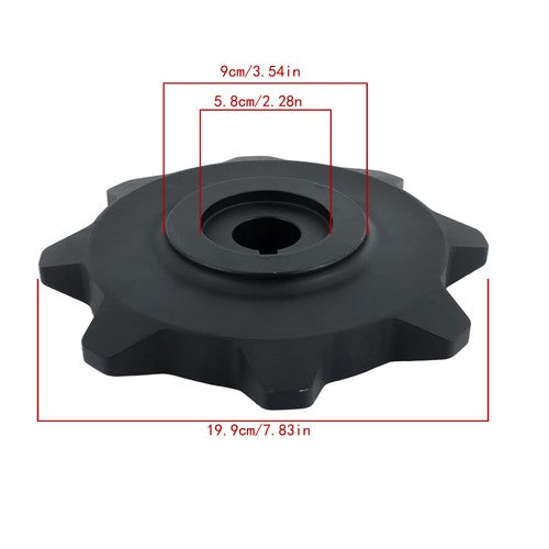 Solid Spare For Bobcat MT52 Mini Skid Steer Loaders # 7107228 1 Hole 8 Teeth Drive Sprocket