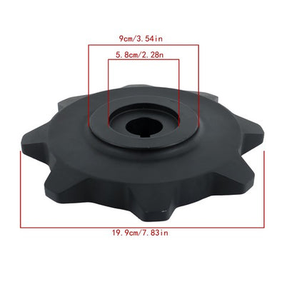Solid Spare For Bobcat MT52 Mini Skid Steer Loaders # 7107228 1 Hole 8 Teeth Drive Sprocket