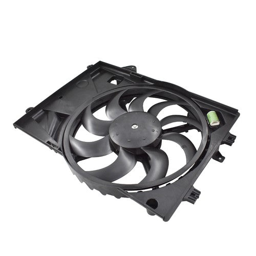 Solid Spare Plastic Radiator AC Condenser Electric Cooling Fan For 13-18 Chevy Trax 1.8L