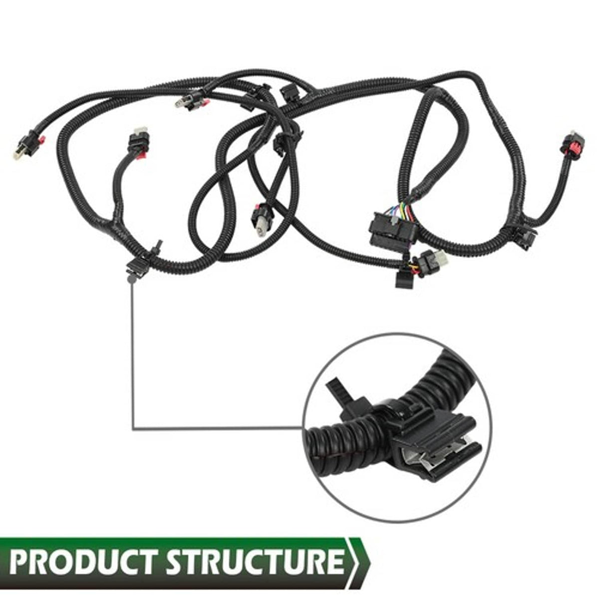 Solid Spare New Fit For 2020-2023 Tesla Model Y Rear Bumper Wiring Harness 1489046-00-C