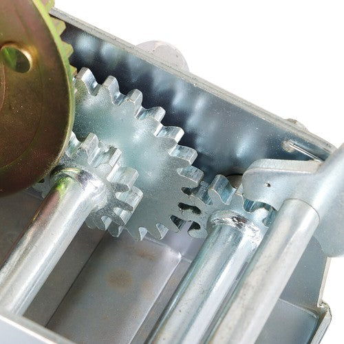 Solid Spare 3500 lbs For Trailer Winch Hand Crank Winch Durable Hand Winch With Cable