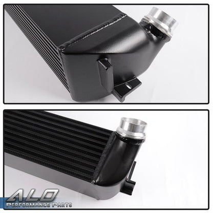 Solid Spare Front Mount Intercooler Black Fit For BMW 2012-Up M2/328i/335i/428i/435i