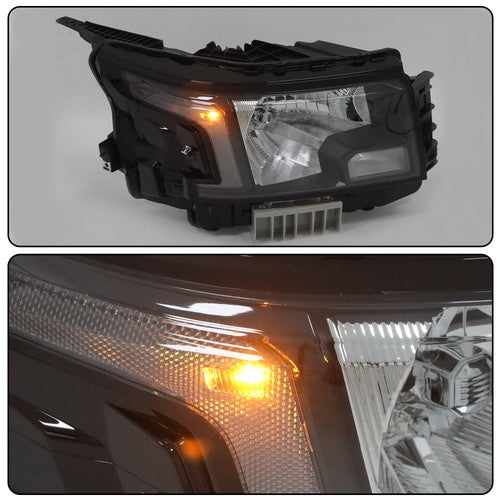 Solid Spare For Nissan Frontier 2022-2023 Left+Right Headlight Replacement Halogen Housing