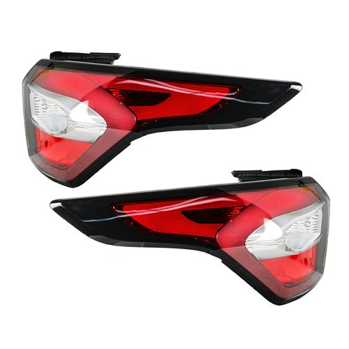 Solid Spare For 2017-2019 Ford Escape Kuga 2pcs Left+Right Red Rear Tail Light Brake Lamp