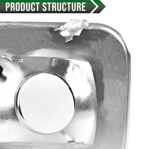 Solid Spare Fit For 2003-2008 H2 Hummer Clear Lens Front Turn Signal Light Parking Lamp