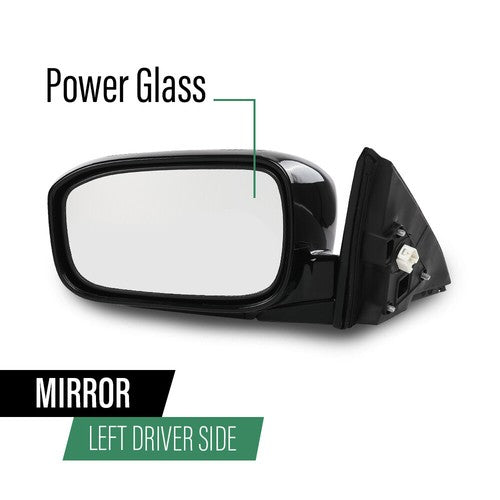 Solid Spare Fit For 03-07 Honda Accord Manual Folding Power Mirror Left Driver Side