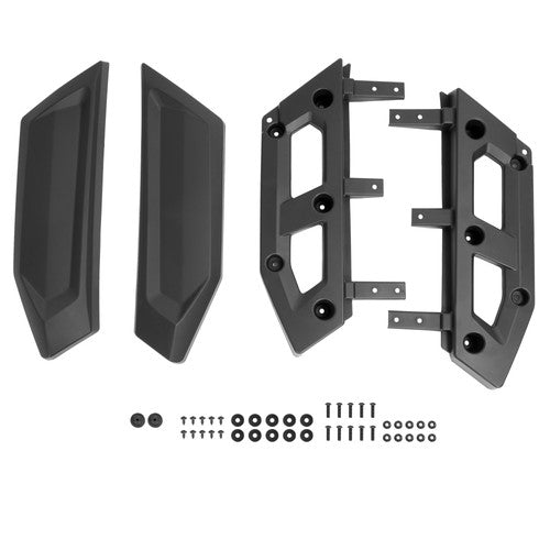 Solid Spare Black Plastic Front+Rear Lower Door Panel For Honda Talon 1000X-4 2020-2024