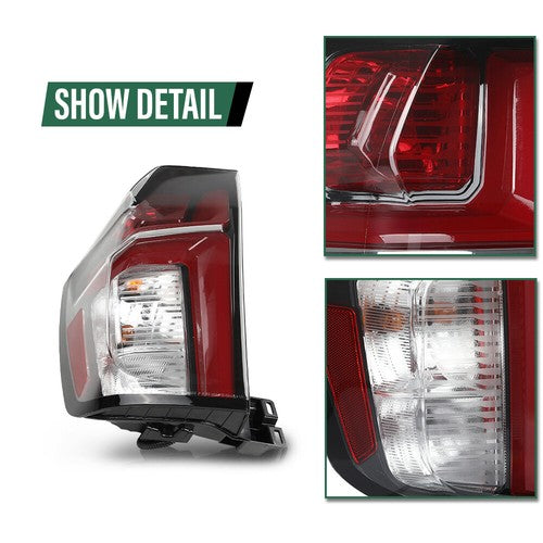 Solid Spare LED Tail Lights Brake Lamps Left+Right Fit For 2021-2023 Chevy Suburban|Tahoe